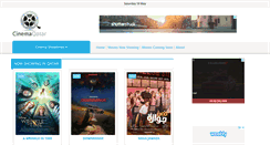 Desktop Screenshot of cinemaqatar.com